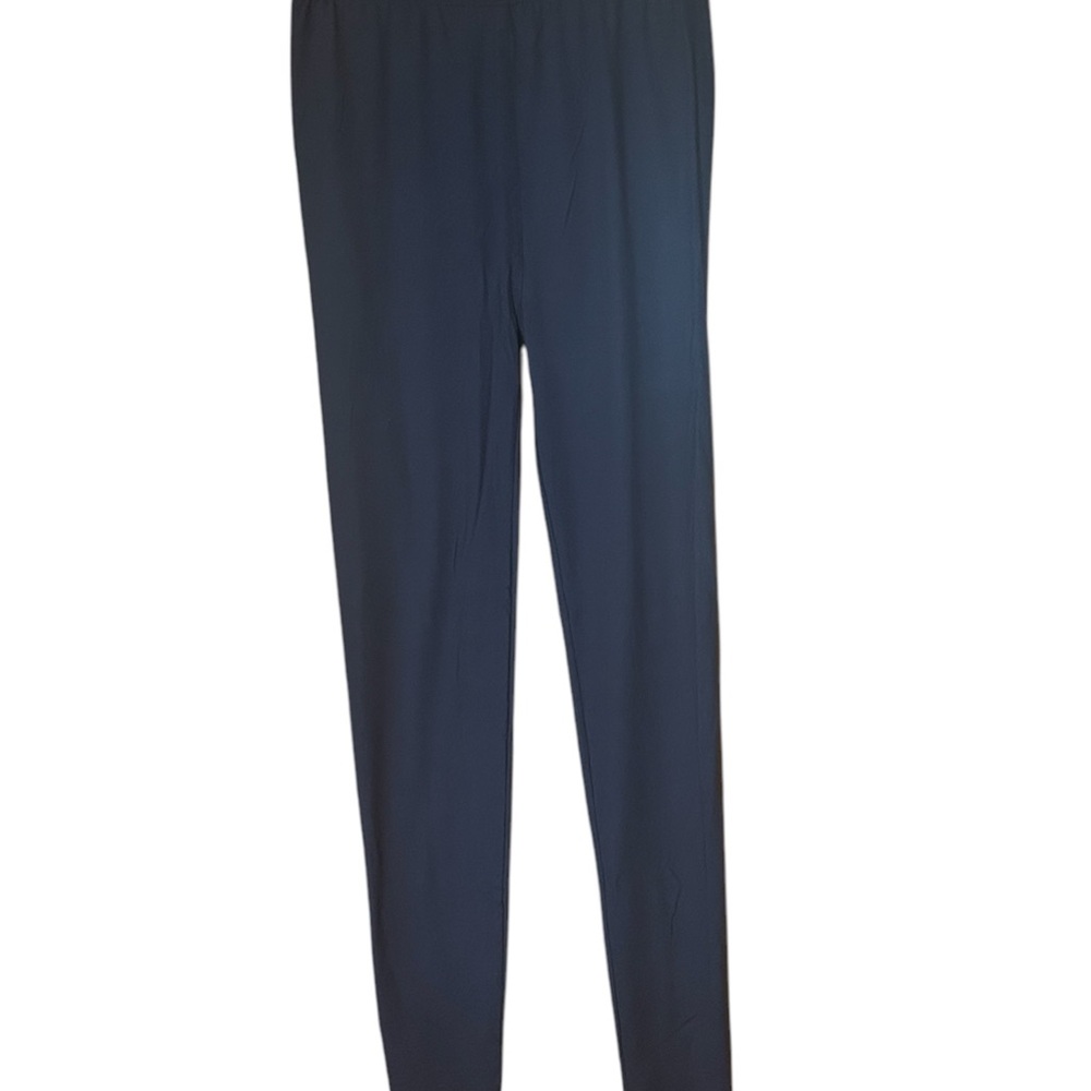 Blue Leggings with Slim Fit and Full Length